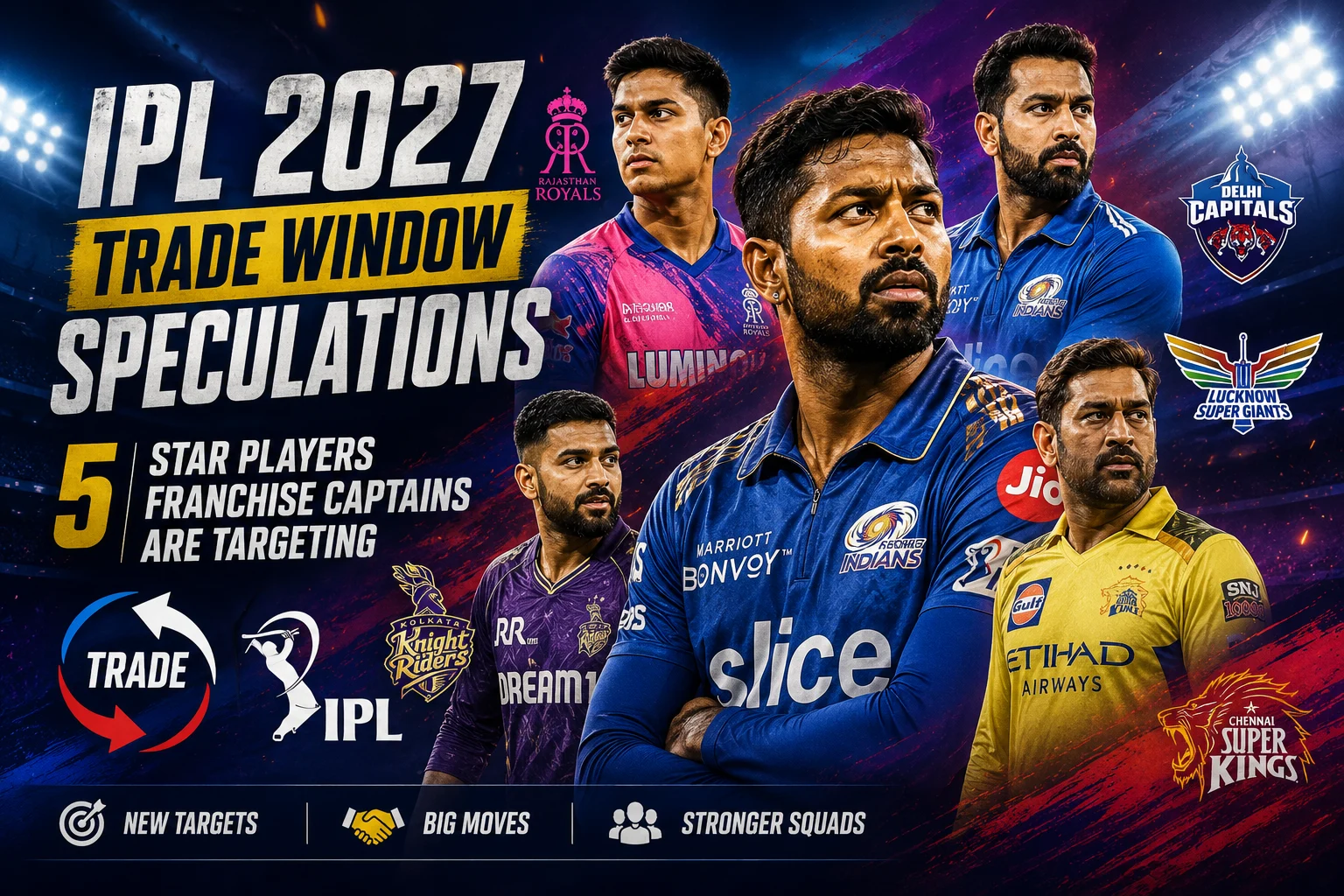 IPL 2027 Trade Window Speculations 5 Star Players Franchise Captains Are Targetting