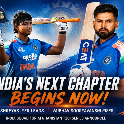 India Squad vs Afghanistan T20Is Shreyas Iyer Named Captain, Vaibhav Sooryavanshi Earns Call-Up