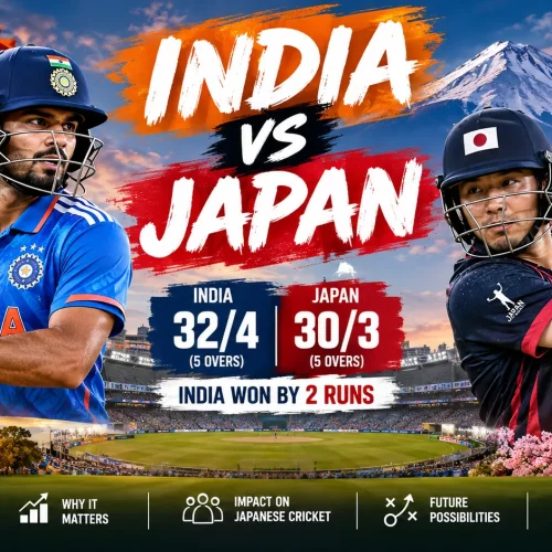 India vs Japan Cricket 2026 The Historic T20I, Two-Run Thriller and What It Means for Cricket in Japan