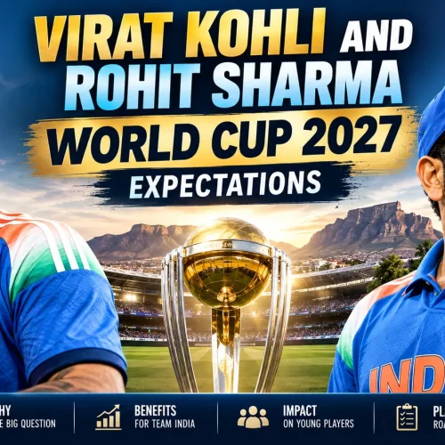 Virat Kohli and Rohit Sharma World Cup 2027 Expectations